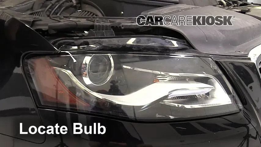2011 Audi S4 3.0L V6 Supercharged Lights Turn Signal - Front (replace bulb)